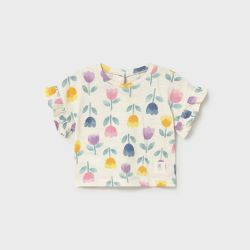 T-shirt con stampa bimba  –  Mayoral  –  1082-26
