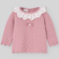 KNIT NEWBORN SWEATER DAMA  –  Paz Rodriguez  –  103-111963