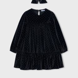 Vestito velluto bambina  –  Mayoral  –  4930-16