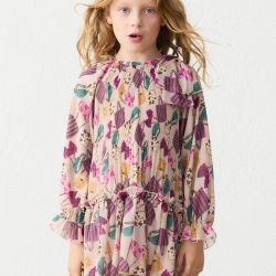 Vestito plissettato bambina  –  Mayoral  –  4915-16