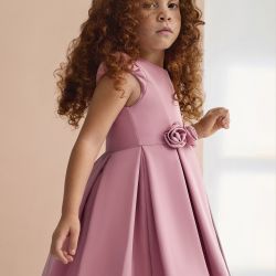 Vestito con fiori ragazza  –  Abel & Lula  –  5031-26