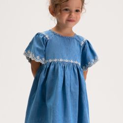 Vestito con ricamo bambina  –  Mayoral  –  3927-26