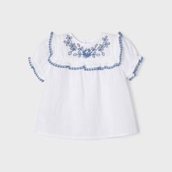 Blusa ricamo plumetis  –  Mayoral  –  3142-23