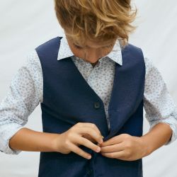 Gilet di lino ragazzo  –  Mayoral  –  6357-26