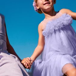 Vestito tulle bambina  –  Abel & Lula  –  5051-25