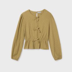 Blusa con fiocco ragazza  –  Mayoral  –  7032-15