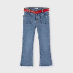 Jeans con cintura fantasia bambina  –  Mayoral  –  3534-24