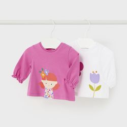 Set 2 magliette neonata  –  New Born  –  1001-24