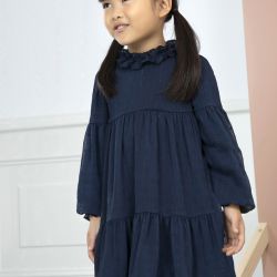 Vestito chiffon plumetis  –  Abel & Lula  –  5535-13