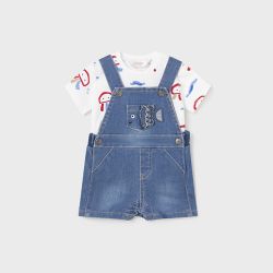 Completo salopette neonato  –  New Born  –  1624-24