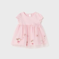 Vestito con tulle neonata  –  New Born  –  1802-23