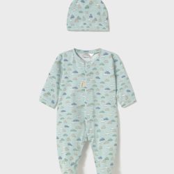 Pagliaccetto lungo con cappello neonato  –  New Born  –  1706-25