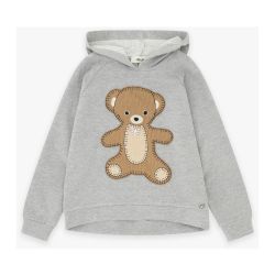 Felpa con cappuccio ragazza  –  Dixie  –  LM38042G-15