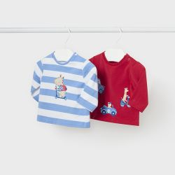 Set 2 magliette neonato  –  New Born  –  1004-24