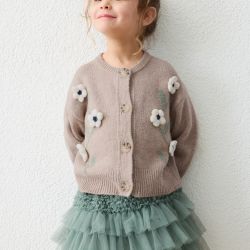 Giacca con fiori bambina  –  Mayoral  –  4323-16