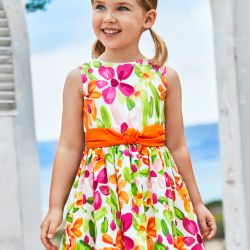 Vestito stampato bambina  –  Mayoral  –  3919-24