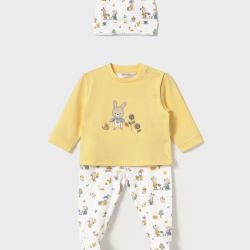 Completo ghettina e cappello neonato  –  New Born  –  1557-25