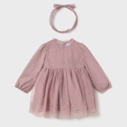 Vestito cerimonia tulle bimba  –  Mayoral  –  2902-15