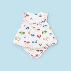 Vestito stampato neonata  –  New Born  –  1807-24