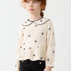 Blusa ricamo fiocchi bambina  –  Mayoral  –  4150-16