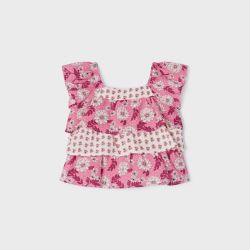 Blusa stampata combinata  –  Mayoral  –  3137-23