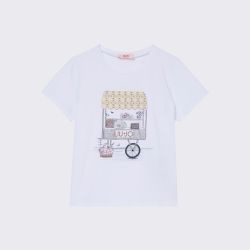 T-shirt ragazza  –  LIU JO  –  GA6046JS003-26