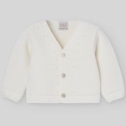 KNIT NEWBORN CARDIGAN PAZ OI 24-25  –  Paz Rodriguez  –  001-111852