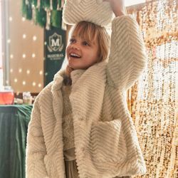 Cappotto con pelliccia bambina  –  Mayoral  –  4441-15
