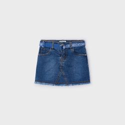Gonna di jeans con cintura bambina  –  Mayoral  –  3906-24