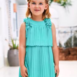 Vestito plissettato bambina  –  Mayoral  –  3920-24