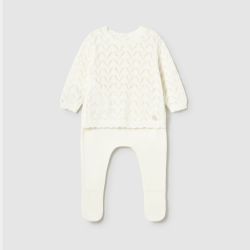 Completo ghettina in maglia neonata  –  New Born  –  1594-26