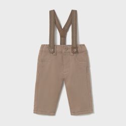 Pantalone con bretelle neonato  –  New Born  –  2576-15