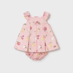 Vestito di lino neonata  –  New Born  –  1809-26