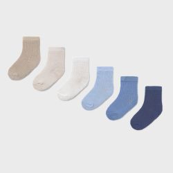 Set 6 calzini neonata  –  New Born  –  9046-26