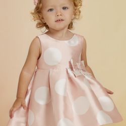 Vestito mikado a pois bimba  –  Abel & Lula  –  5012-23
