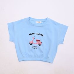 T-shirt crop ragazza  –  ViCOLO  –  3146MY00402-26