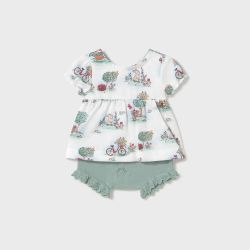 Completo corto in maglia neonata  –  New Born  –  1257-25