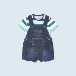 Completo salopette neonato  –  New Born  –  1628-23