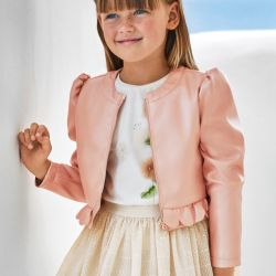 Giacca similpelle bambina  –  Mayoral  –  3470-24
