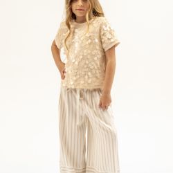 Pantalone con coulisse ragazza  –  Alice Pi  –  S25-2418