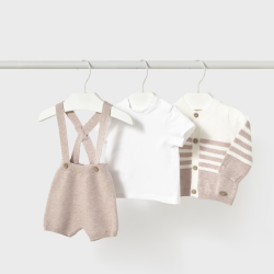 Completo pantaloncino neonato  –  New Born  –  1203-25