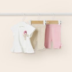 Competo leggings 3 pezzi neonata  –  New Born  –  1763-23