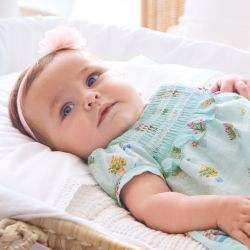 Vestito stampato neonata  –  New Born  –  1801-24