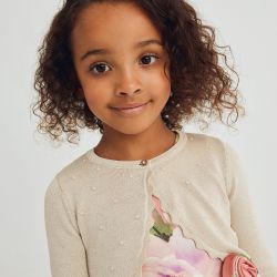 Cardigan maglia bambina  –  Abel & Lula  –  5382-25