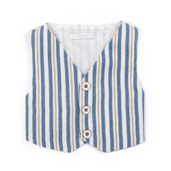 Gilet in Misto Lino bimbo  –  Coccodè  –  C61369