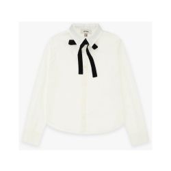 Camicia con fiocco ragazza  –  Dixie  –  CL01272G-15