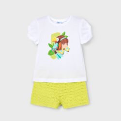 Completo pantaloncino bambina  –  Mayoral  –  3211-25