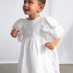 Vestito con ricamo bambina  –  Mayoral  –  3923-26