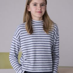 Lupetto a righe ragazza  –  Mayoral  –  7016-15