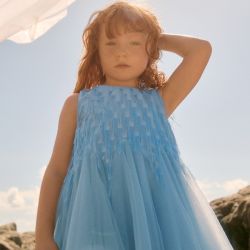 Vestito con fantasia ragazza  –  Abel & Lula  –  5025-26